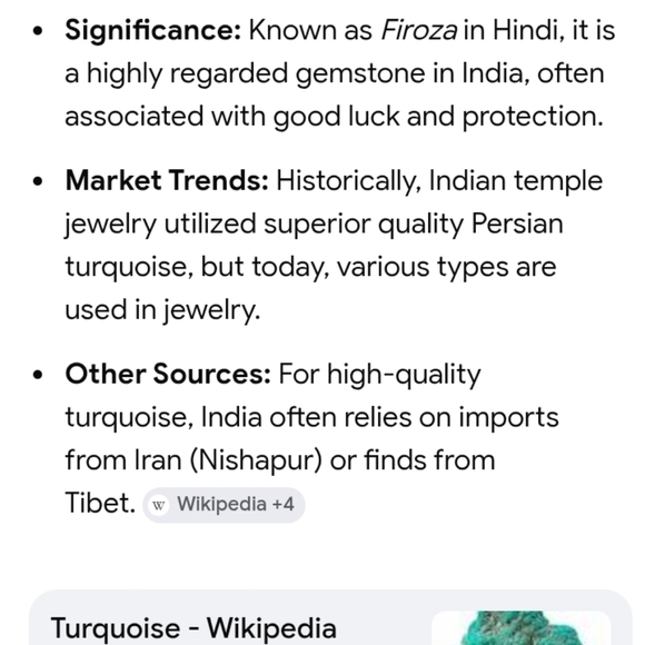 Green Turquoise Ring Sterling Silver - Picture 5 of 5